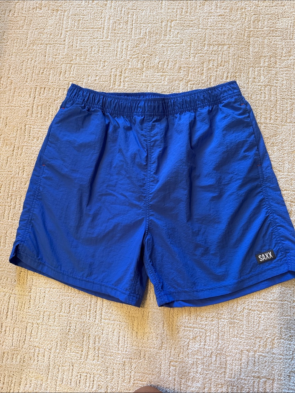 Saxx Men's Royal Blue Swim Trunks